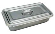 Stainless Steel Open Tray with Lid