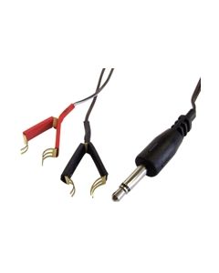 Light weight spring clips with connector pin